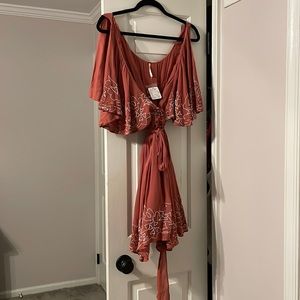 Free People wrap dress